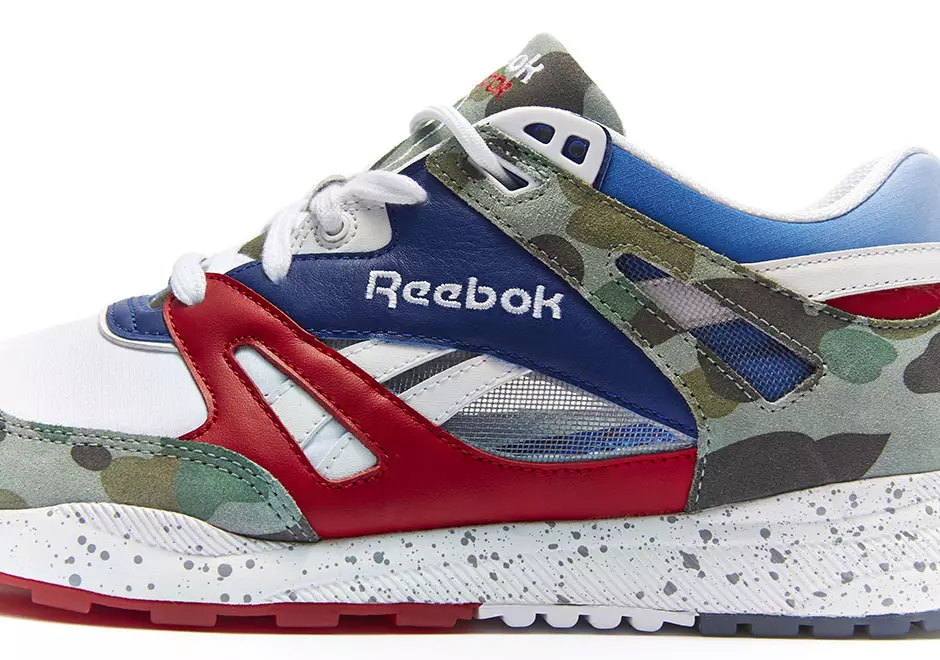 BAPE x tênis mita x Ventilador Reebok