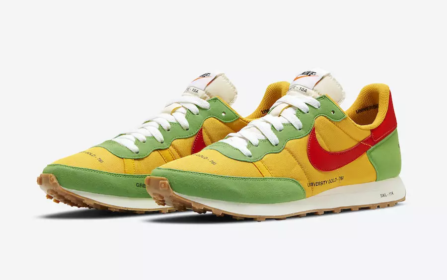 Nike Challenger OG University Gold Habanero Röd Grön Nebula CZ9072-763 Utgivningsdatum