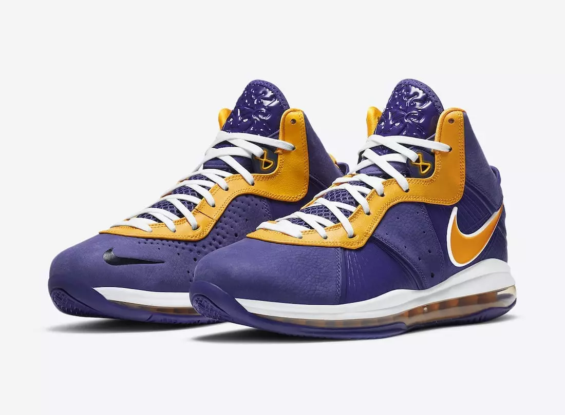 Nike LeBron 8 Lakers DC8380-500 Julkaisupäivähinta