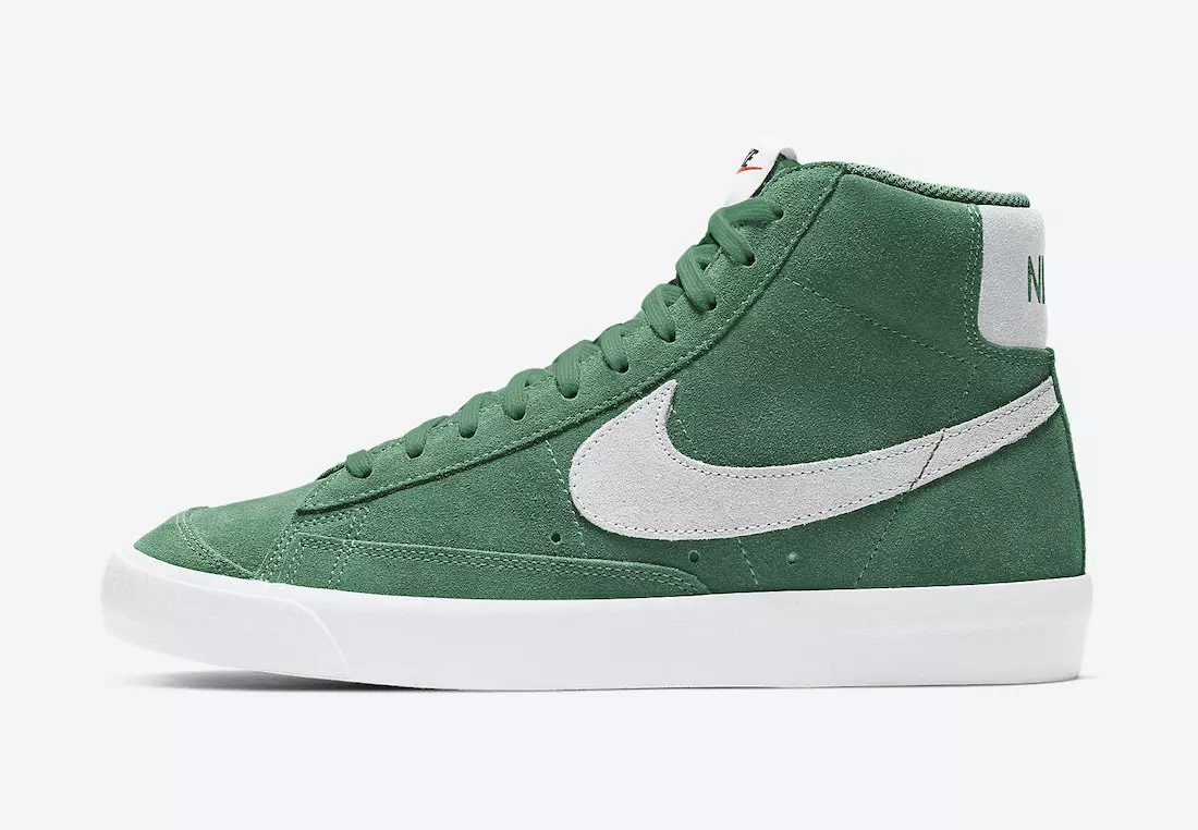 Nike Blazer Mid 77 Suede Verde Pinho CI1172-301 Data de lançamento