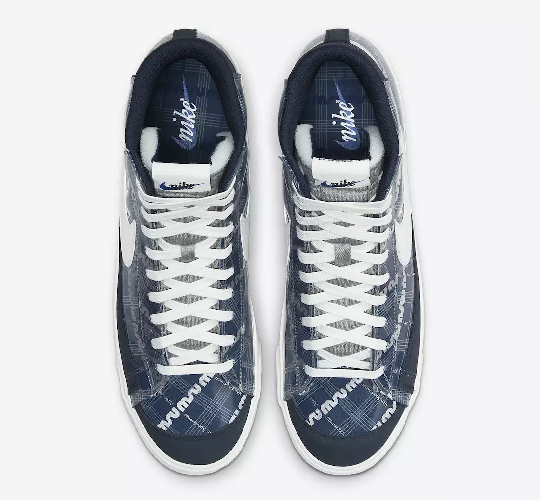 Fecha de lanzamiento de Nike Blazer Mid Midnight Navy Smoke Grey DJ4654-410