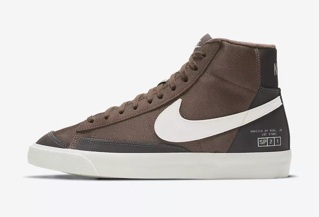 تاریخ انتشار Nike Blazer Mid Coffee DD5332-244