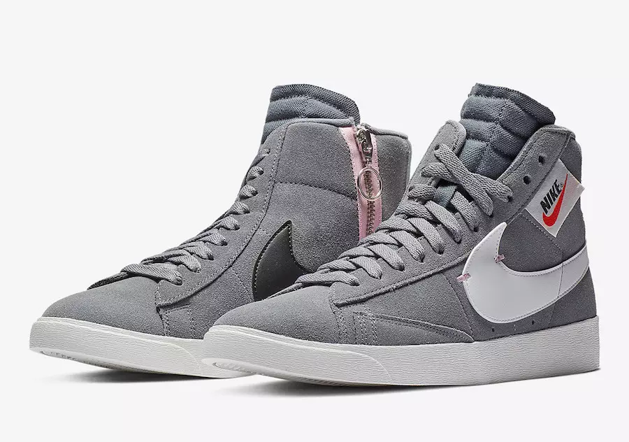 Lançamento Nike Blazer Mid Rebel em cinza