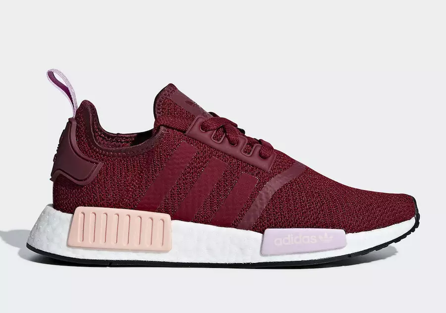 adidas NMD R1 Collegiate Borgoña B37646