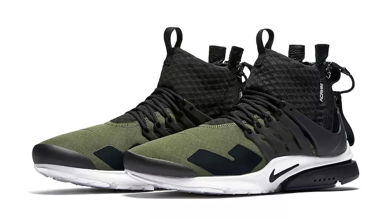 ACRONYM x Nike Air Presto Olive Чыгарылган күнү