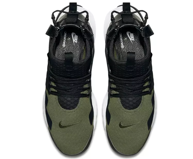 تاريخ إصدار زيت الزيتون من ACRONYM x Nike Air Presto