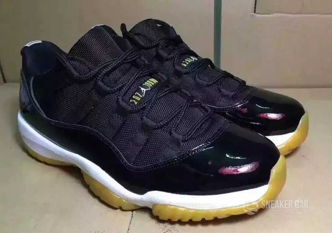 Air Jordan 11 Retro Aşağı Qara Saqqız