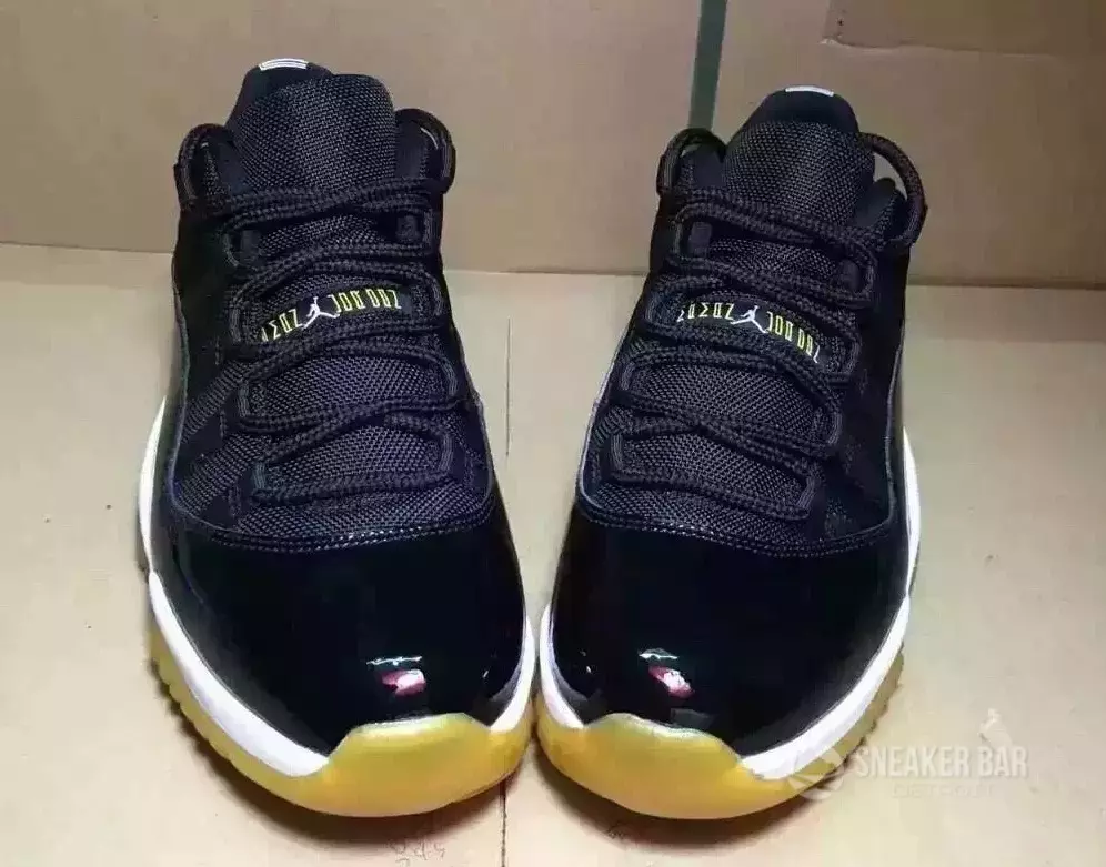 Air Jordan 11 Retro Niska Czarna Guma