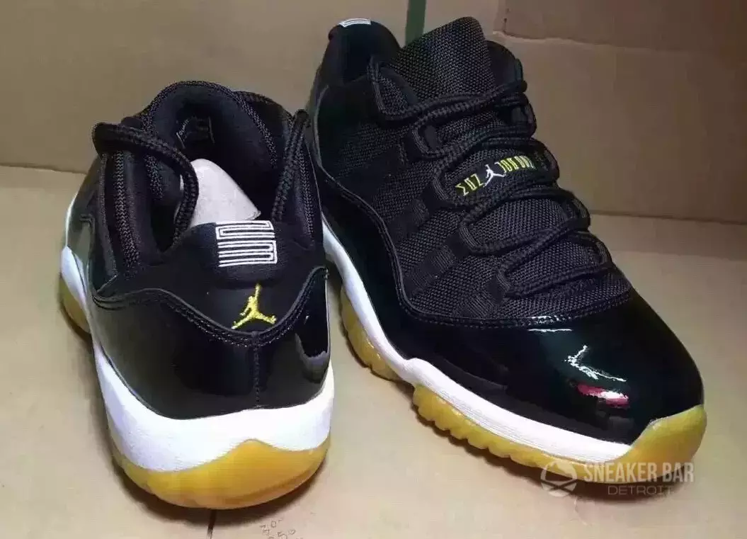 Air Jordan 11 Retro Niska Czarna Guma