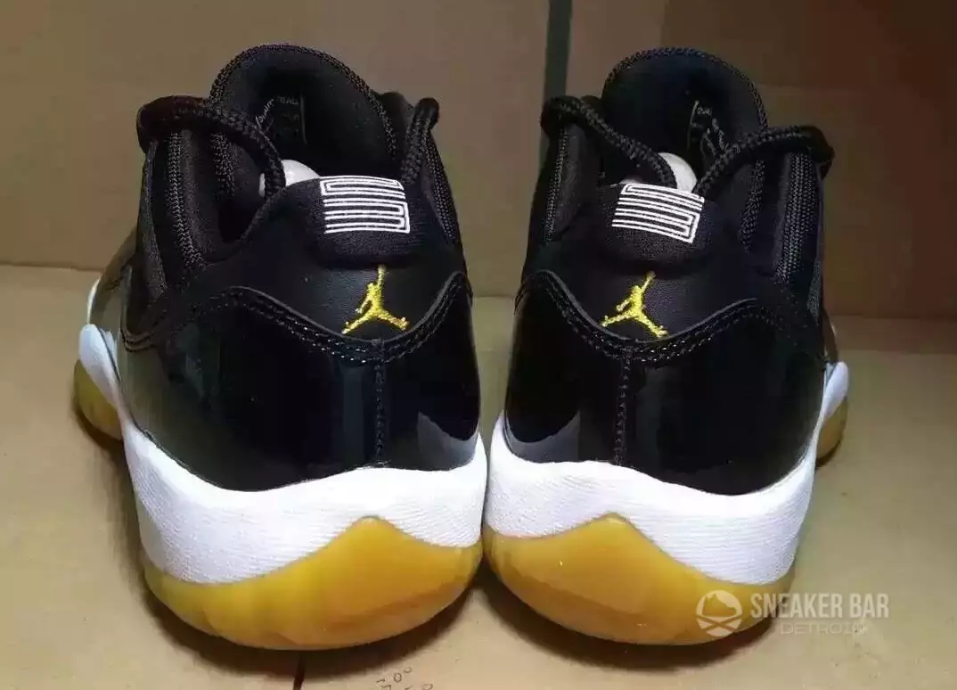 Air Jordan 11 Retro Niska Czarna Guma