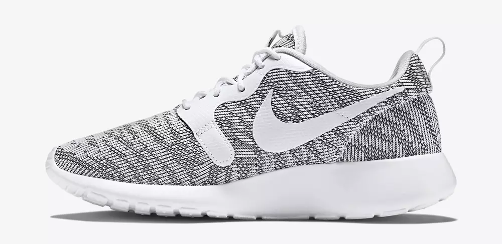 Nike Roshe Run Jacquard Weiß Kühles Grau