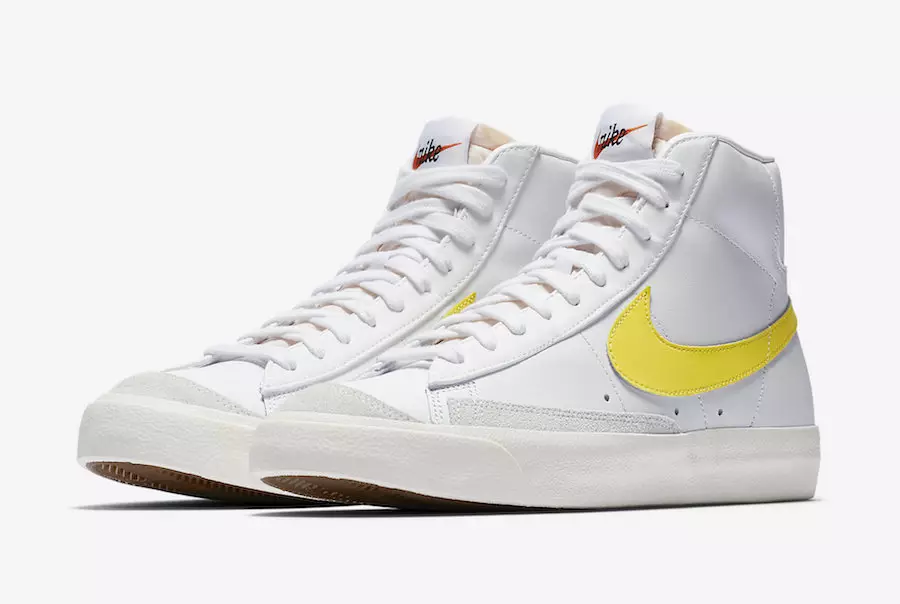 Nike Blazer Mid 77 Vintage White Opti Yellow BQ6806-101 Releasedatum