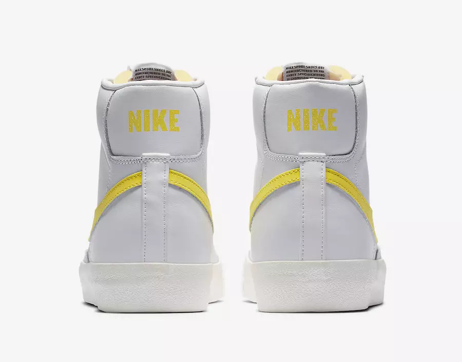 Nike Blazer Mid 77 Vintage White Opti Yellow BQ6806-101 väljalaskekuupäev