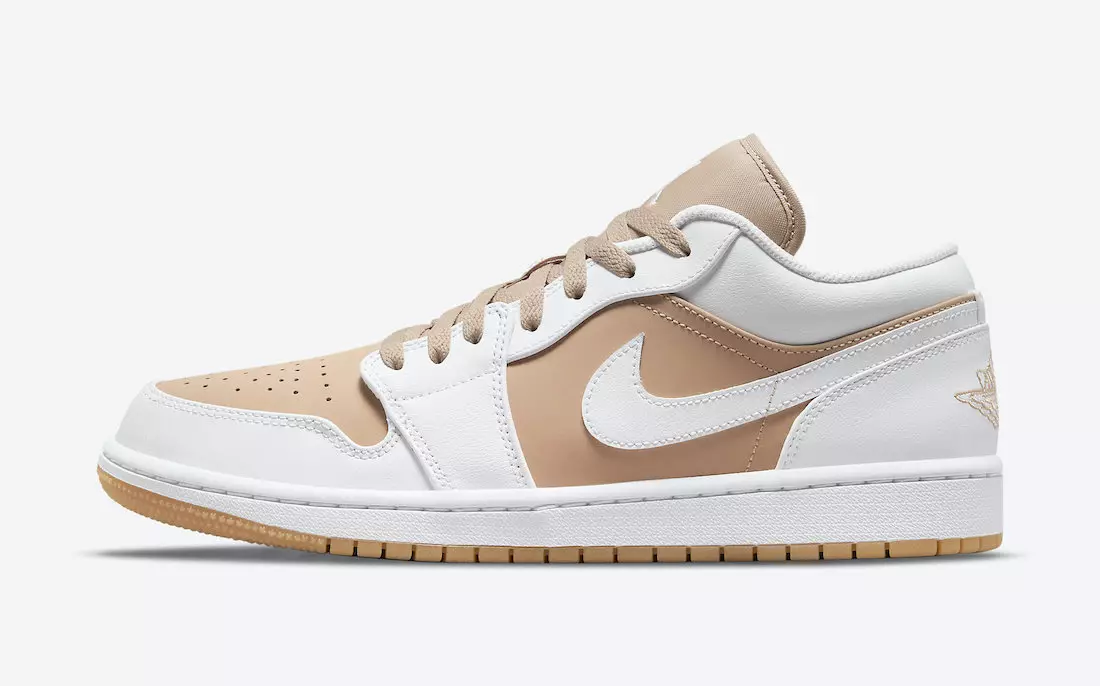 Air Jordan 1 Low White Tan Gum DN6999-100 Чыгарылган датасы