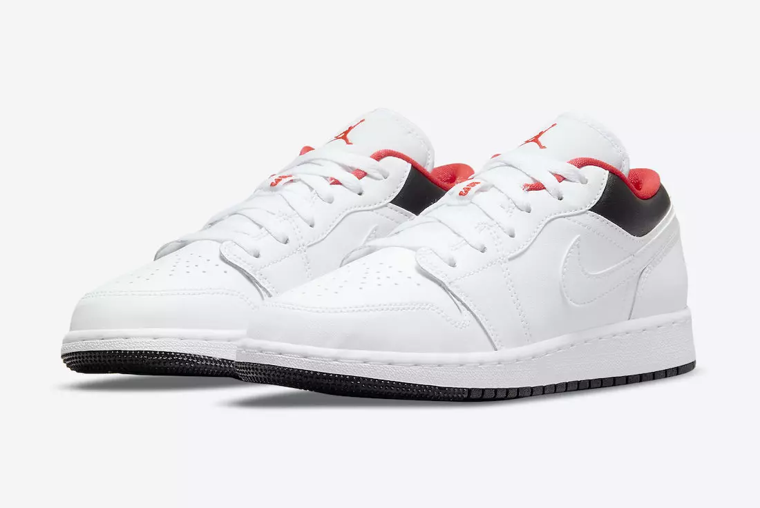 Air Jordan 1 Low GS Bijela Crna Crvena 553560-160 Datum izlaska