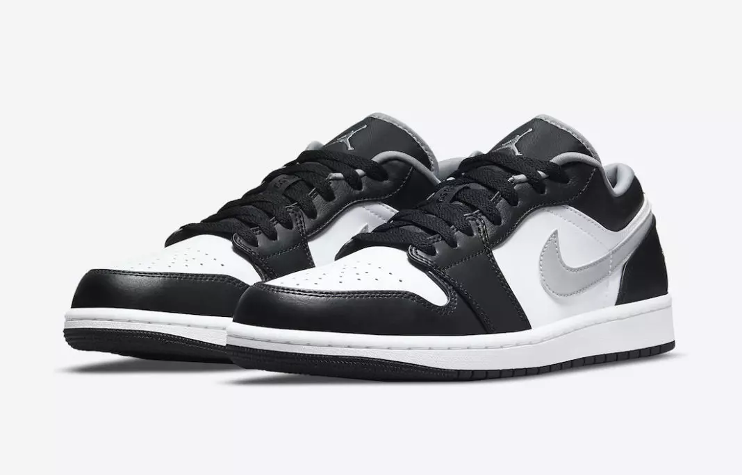 Air Jordan 1 madal must keskmine hall valge 553558-040 väljalaskekuupäev