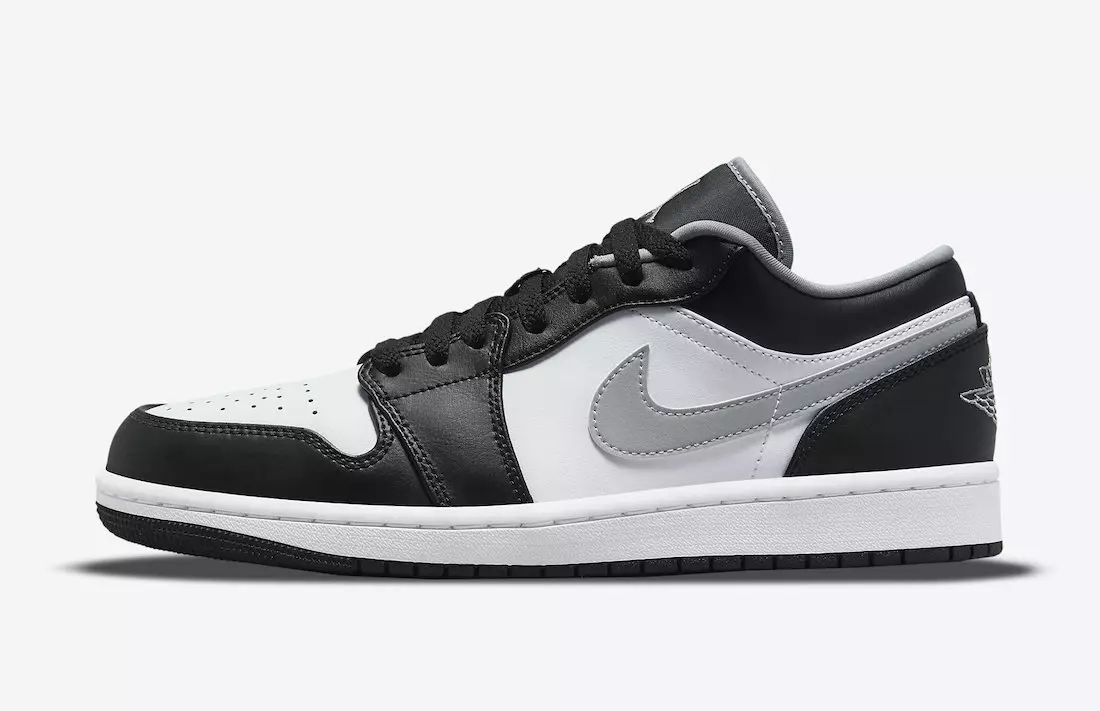 Air Jordan 1 Nízká Černá Středně Šedá Bílá 553558-040 Datum vydání