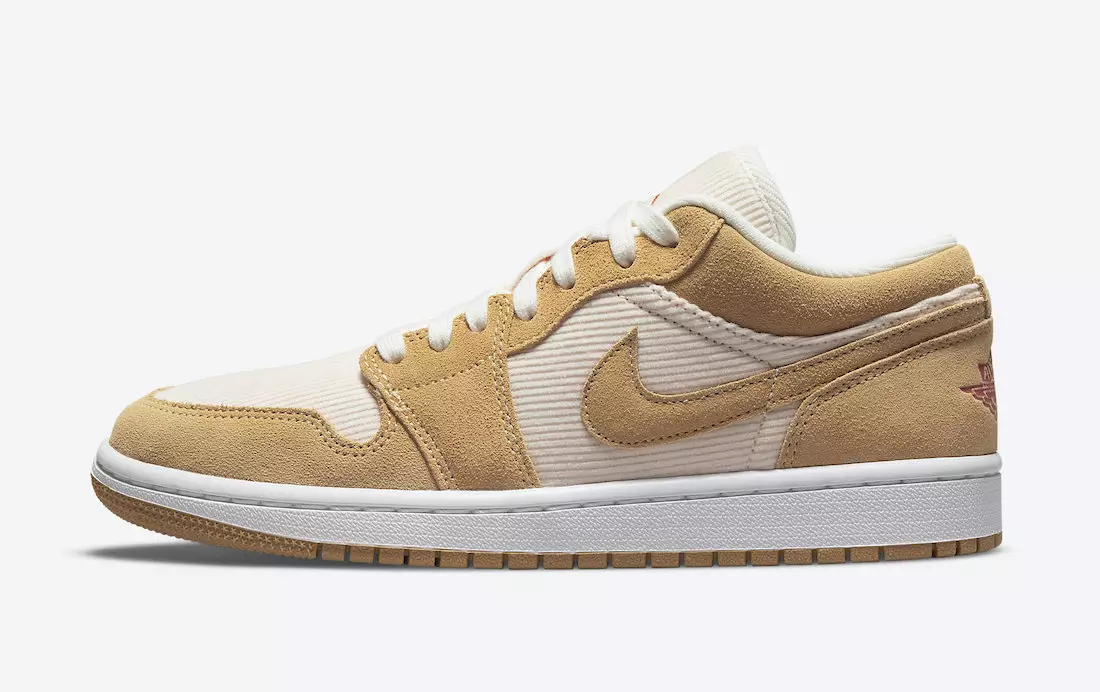 Air Jordan 1 Low Corduroy Suede DH7820-700 Fecha de lanzamiento