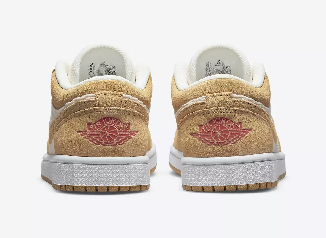 Air Jordan 1 Low Corduroy Suede DH7820-700 תאריך שחרור