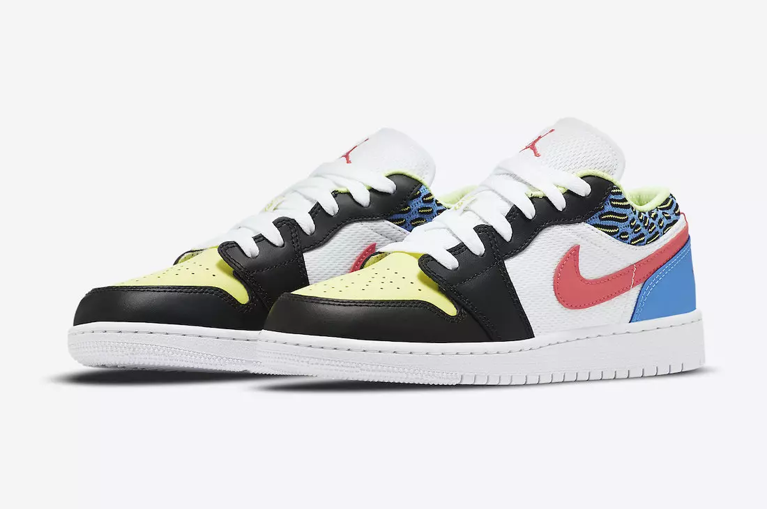 Air Jordan 1 Rendah Berwarna-warni Untuk Kanak-Kanak Akan Dibebaskan Tidak Lama Lagi