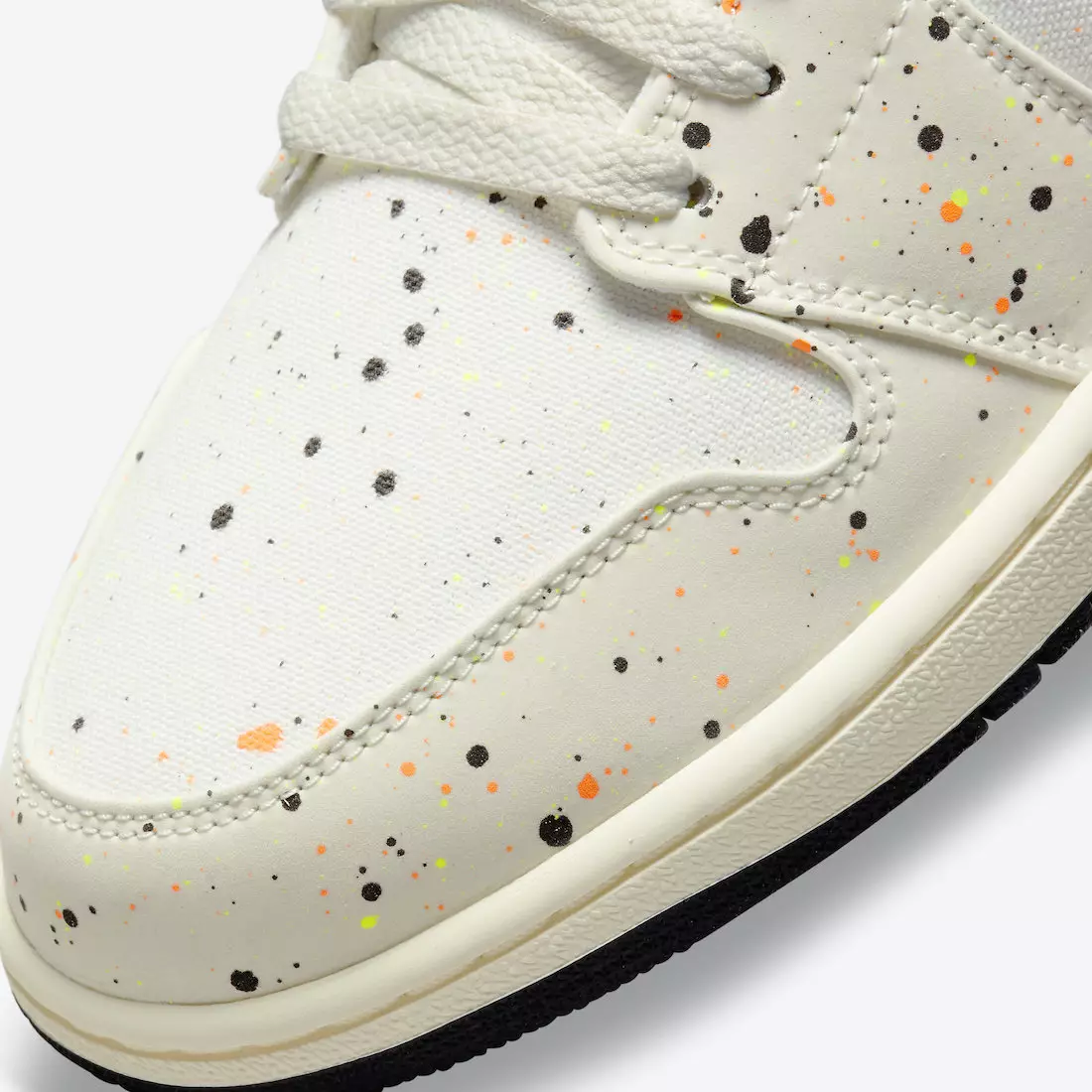 Air Jordan 1 Low Paint Splatter Tah štětcem Swoosh DM3528-100 Datum vydání