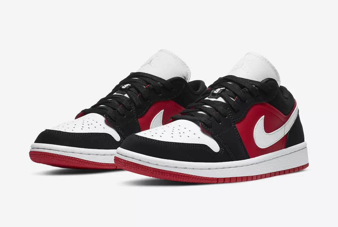 Air Jordan 1 Low Jaslu f'Chicago Kuluri