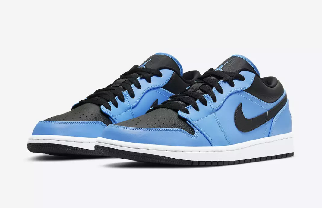 Air Jordan 1 Low University Blue Black 553558-403 Шығарылған күні