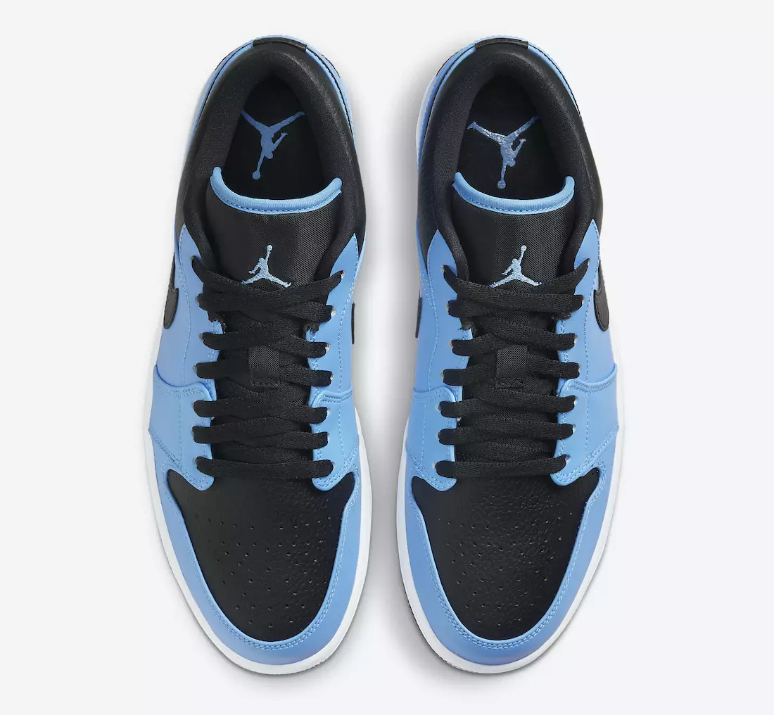 Air Jordan 1 Low University Blue Black 553558-403 Шығарылған күні