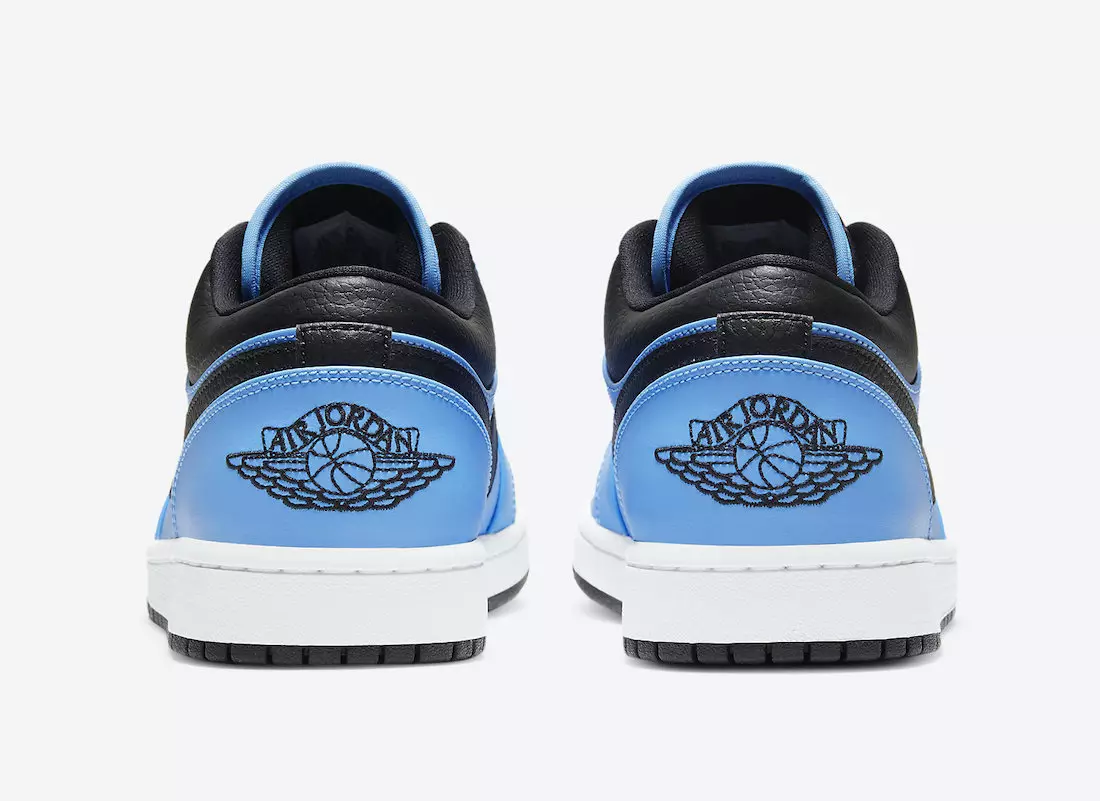 Air Jordan 1 Low University Blue Black 553558-403 გამოშვების თარიღი