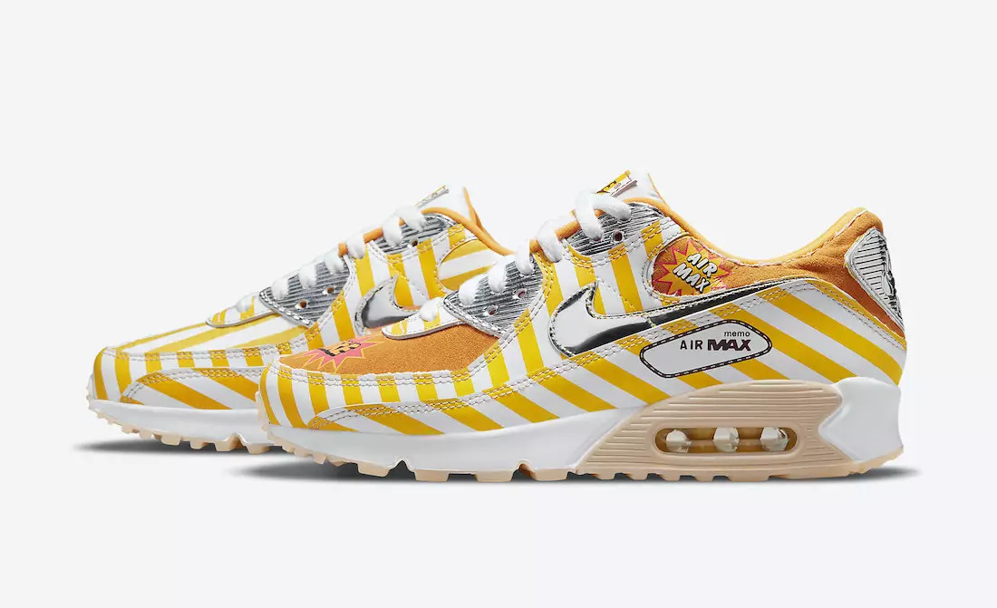 Nike Air Max 90 Swoosh Mart Fried Chicken DD5481-735 Útgáfudagur