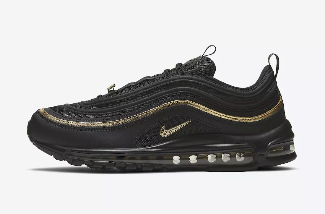 Nike Air Max 97 შავი ოქრო DC2190-001 გამოშვების თარიღი