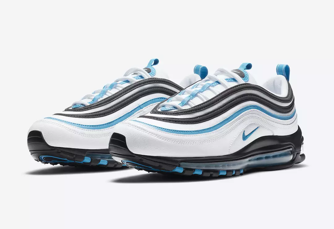 Nike Air Max 97 Blanche Noir Bleu CZ8682-100 Date de sortie