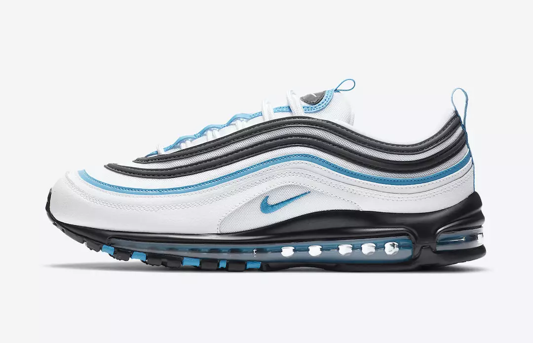 Nike Air Max 97 Vit Svart Blå CZ8682-100 Utgivningsdatum