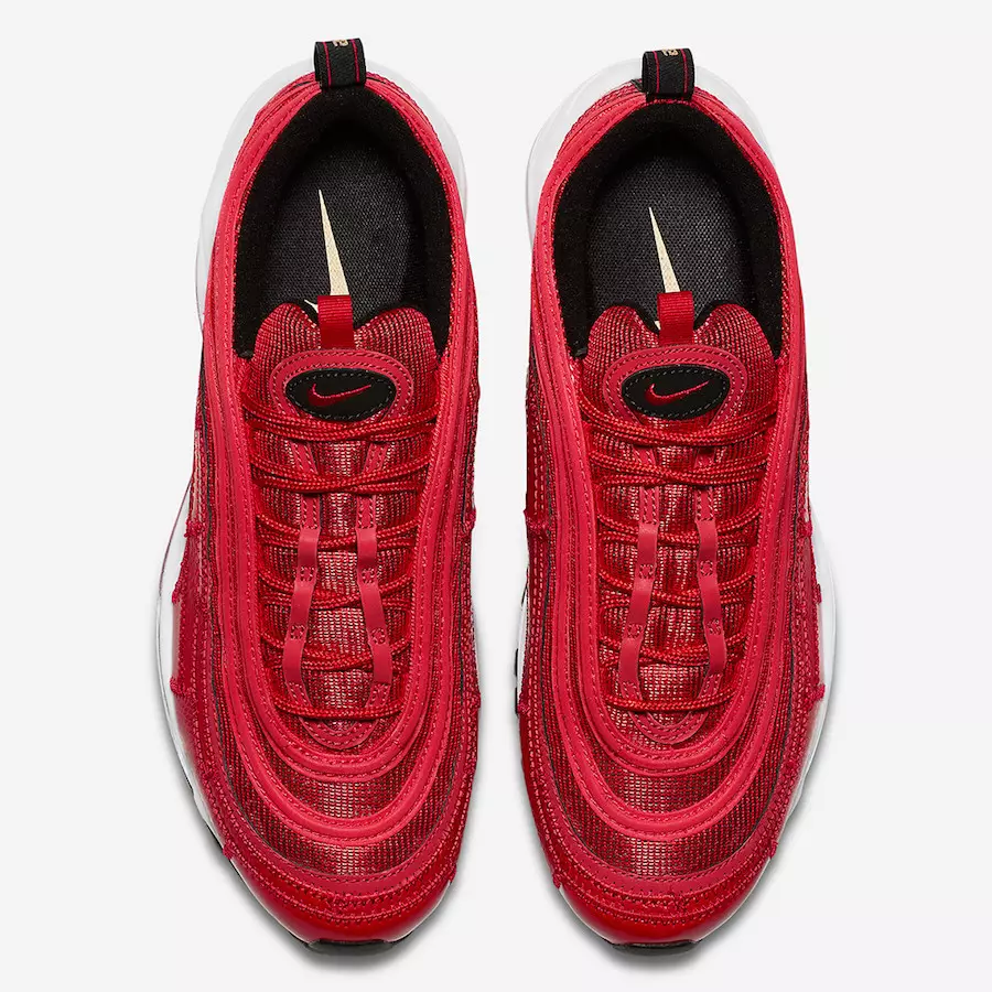 Nike Air Max 97 CR7 פּאַטטשוואָרק אוניווערסיטעט רויט פּאָרטוגאַל AQ0655-600