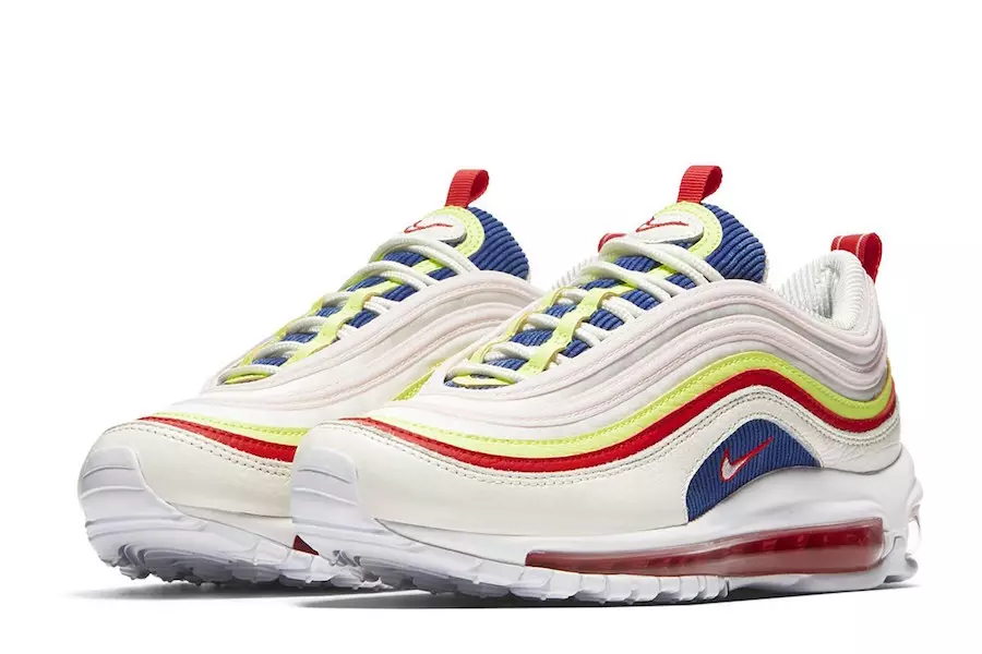 Nike Air Max 97 SE Abjad Blu Aħmar Isfar