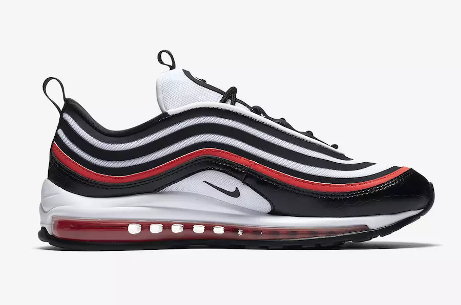 Nike Air Max 97 Ултра бела црна црвена црвена AH6806-005