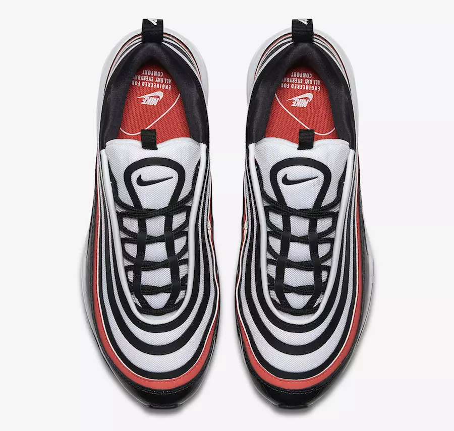 Nike Air Max 97 Ultra Nyeupe Nyekundu AH6806-005