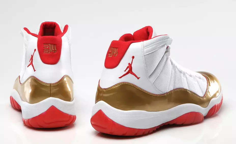 Air Jordan 11 နှစ်ကွင်း Ray Allen ချန်ပီယံရှစ် PE