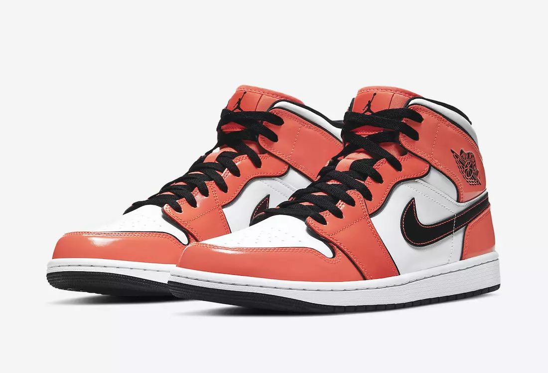 Air Jordan 1 Mid Turf Orange DD6834-802 מעלדונג טאָג