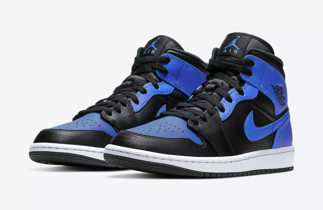 Air Jordan 1 Mid Hyper Royal 554724-077 Útgáfudagur