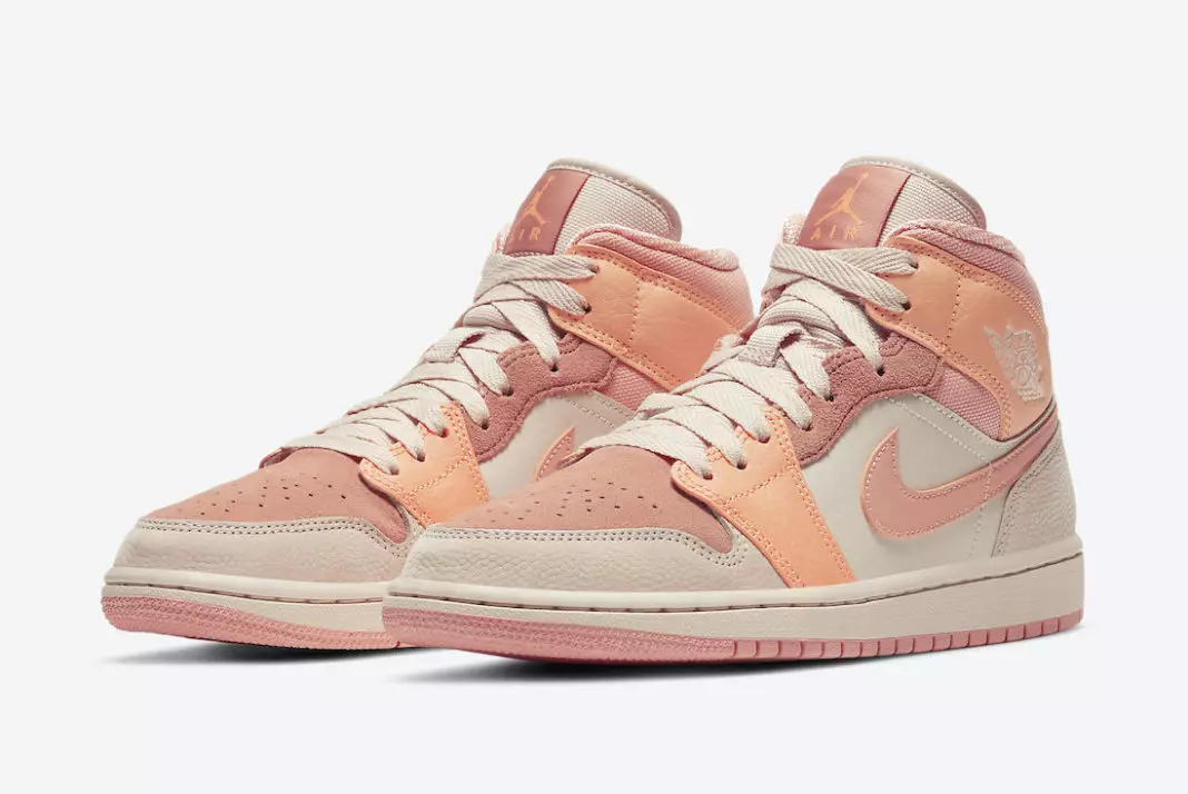 Air Jordan 1 Mid Atomic Orange Terra Blush DH4270-800 väljalaskekuupäev