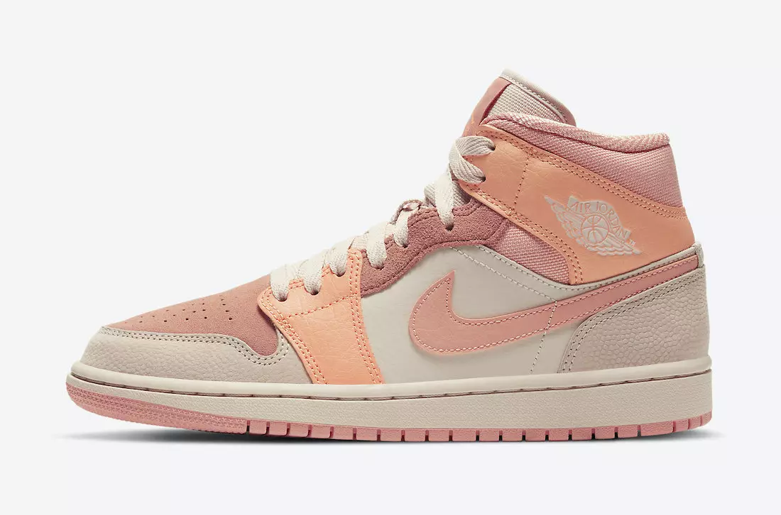 Air Jordan 1 Mid Atomic Orange Terra Blush DH4270-800 izlaišanas datums