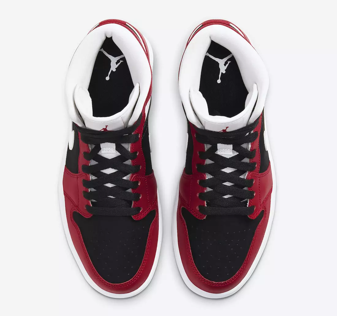 Air Jordan 1 Mid WMNS Gym Red White Black BQ6472-601 Дата на издаване