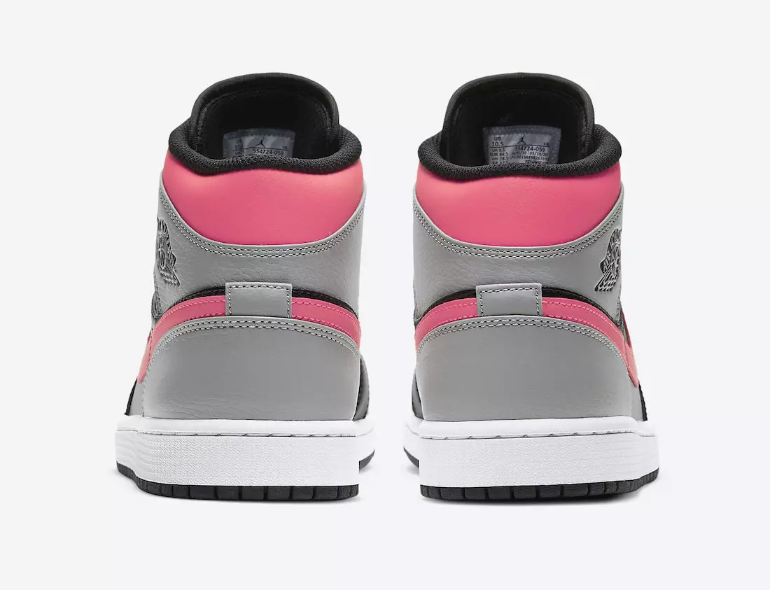 Air Jordan 1 Mid Pink Shadow 554724-059 Шығарылым күні