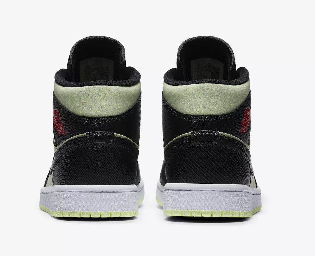 Air Jordan 1 Mid SE Black Barely Volt Chile Red CV5276-003 Ημερομηνία κυκλοφορίας