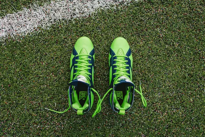 Earl Thomas Air Jordan 7 Cleats Super Bowl