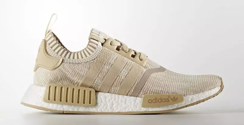 adidas NMD R1 Primeknit Սպիտակեղենի խակի ոճի կոդը՝ BY1912