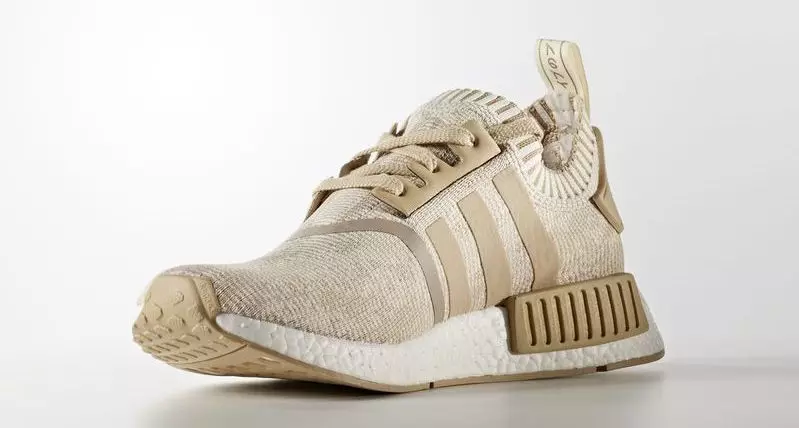 adidas NMD R1 Primeknit Սպիտակեղենի խակի ոճի կոդը՝ BY1912