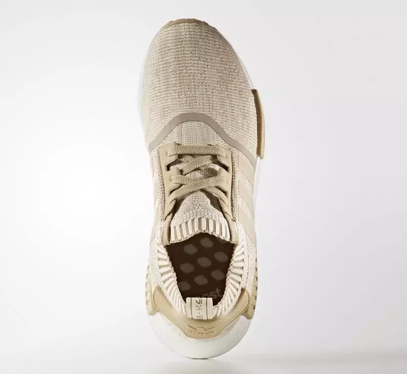 adidas NMD R1 Primeknit Linen Khaki style код: BY1912 Стелка