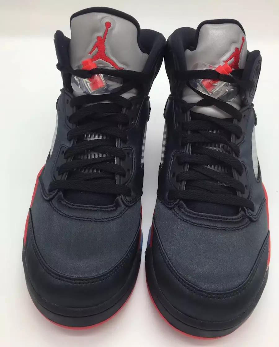 Air Jordan 5 Satin Bred Black University Red Release Date